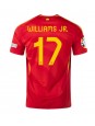 Spanien Nico Williams #17 Heimtrikot EM 2024 Kurzarm